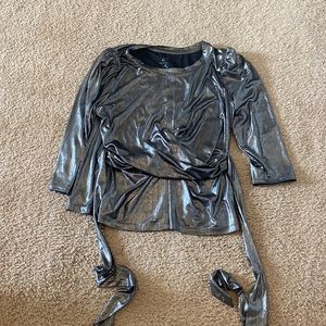 Silver blouse